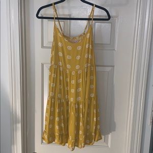 Mossimo Supply Co. Yellow Floral Sundress